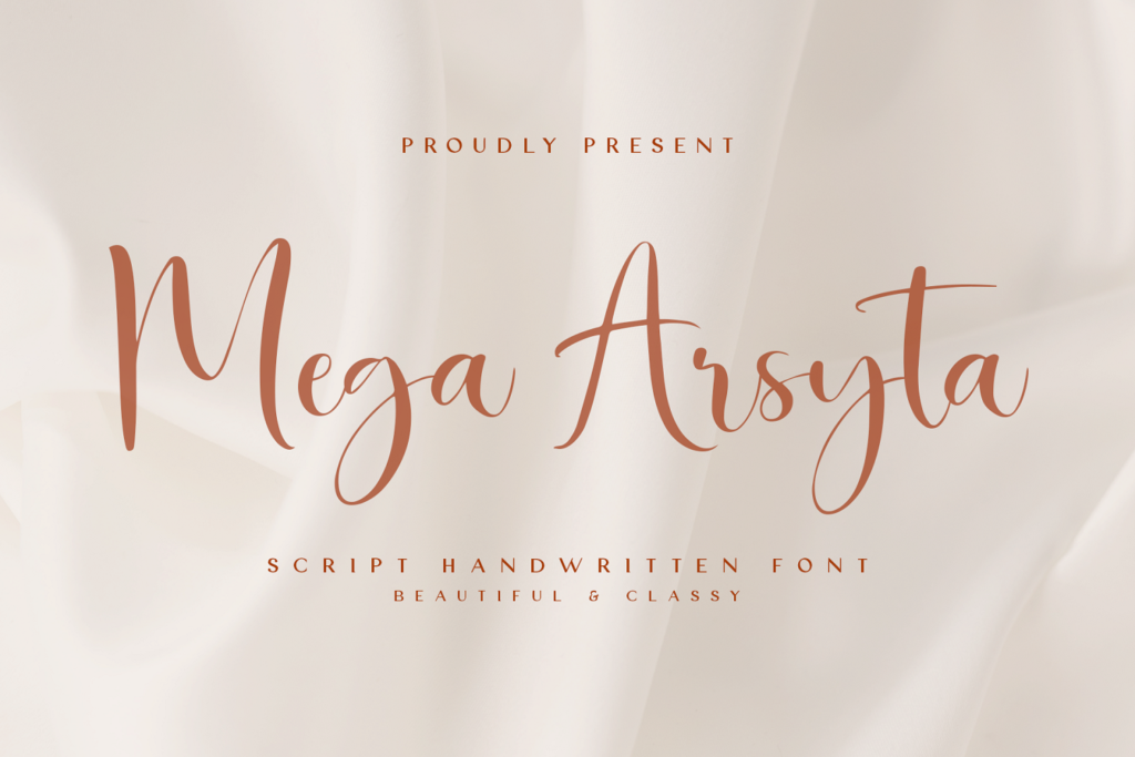 Mega Arsyta – Script Handwritten Font