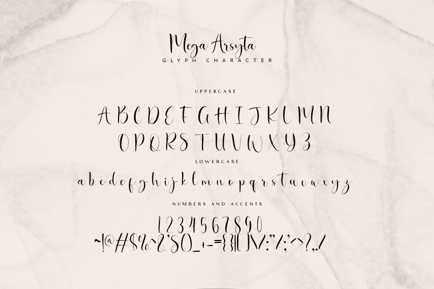 5 Mega Arsyta - Script Handwritten Font