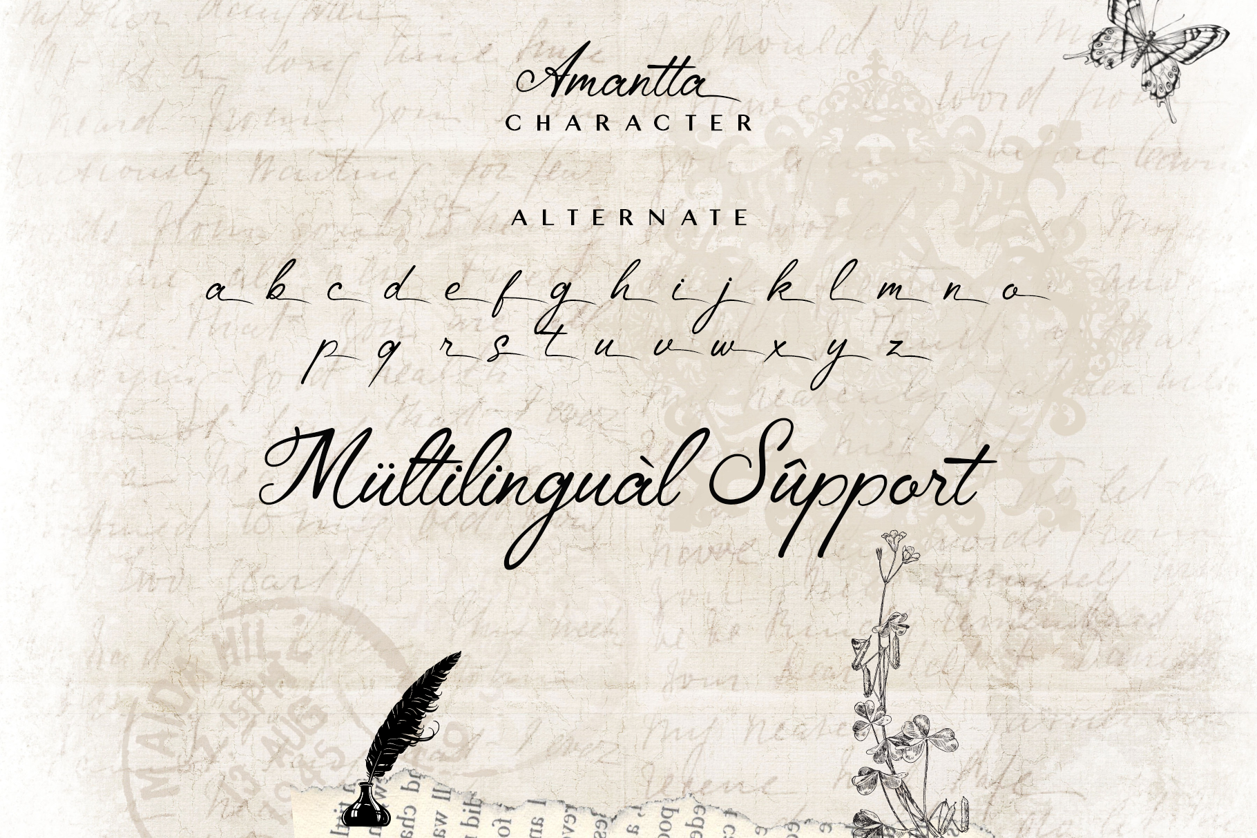 9 Amantta - Script Font