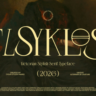 Elsyklos_1 Elsyklos – Victorian Display Serif Font