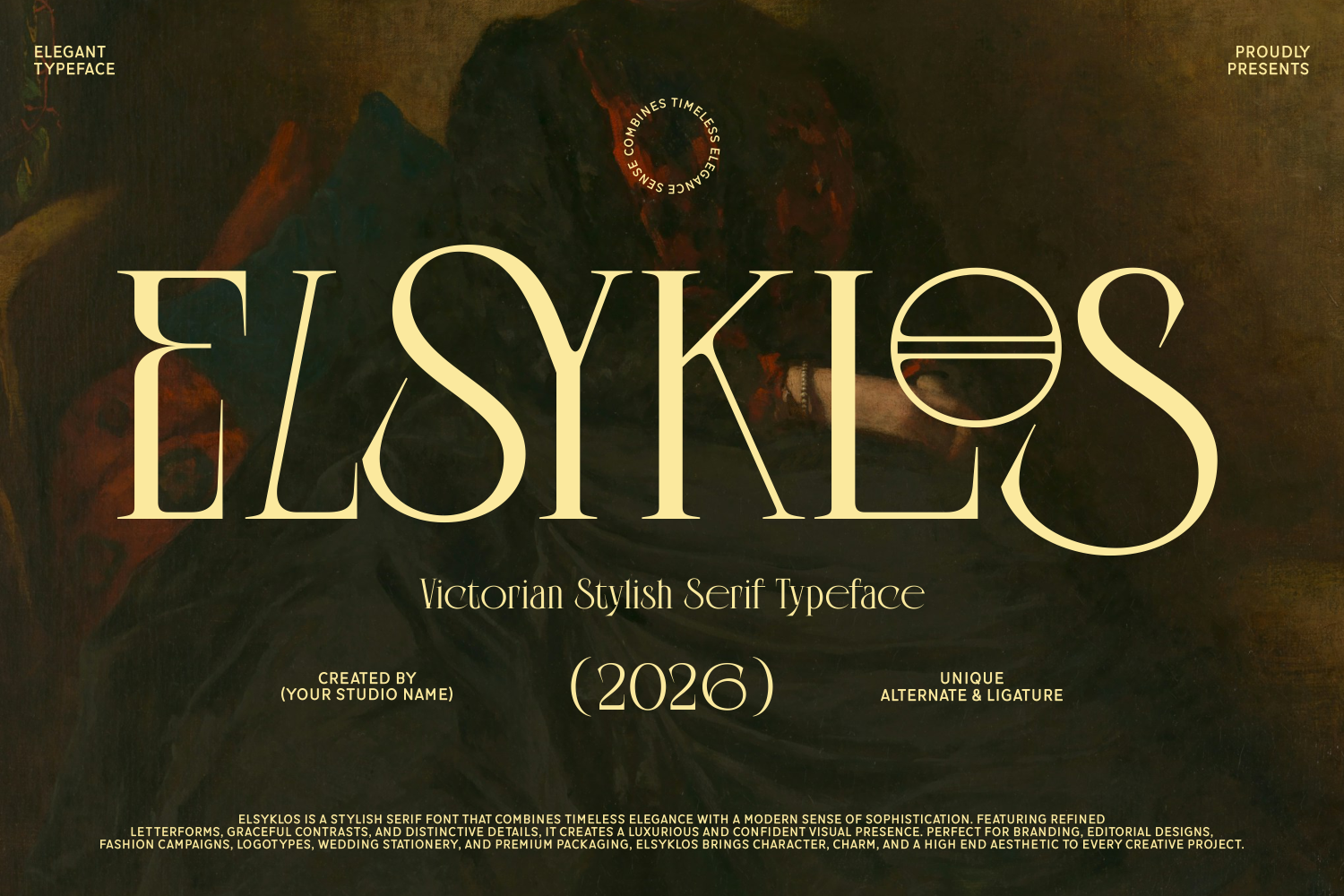 Elsyklos – Victorian Display Serif Font