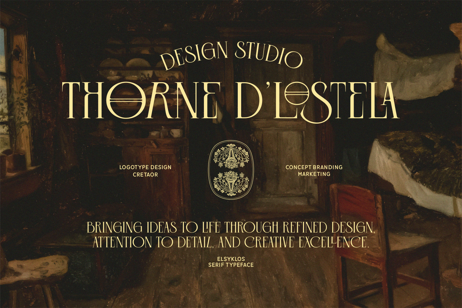 Elsyklos – Victorian Display Serif Font
