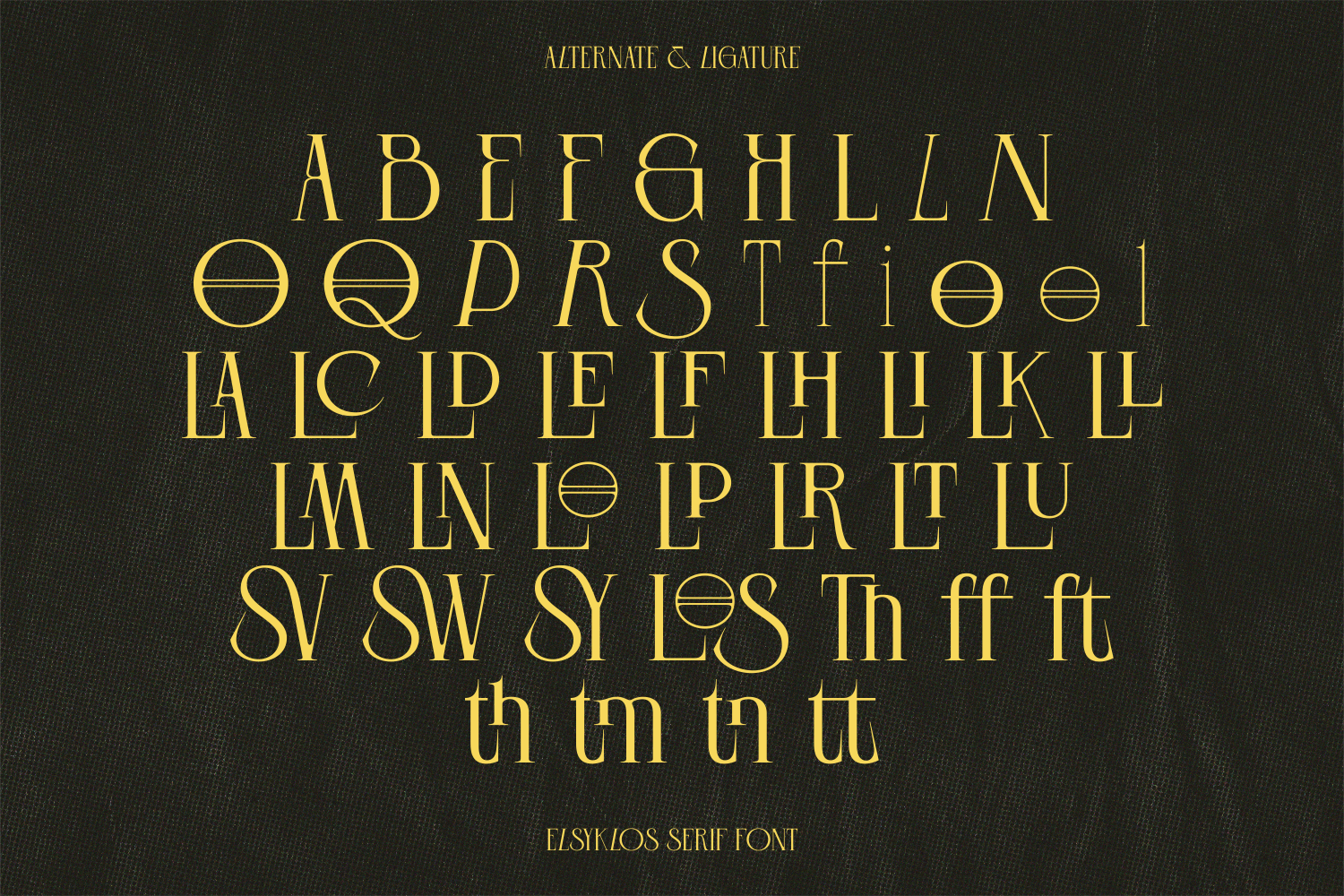 Elsyklos – Victorian Display Serif Font