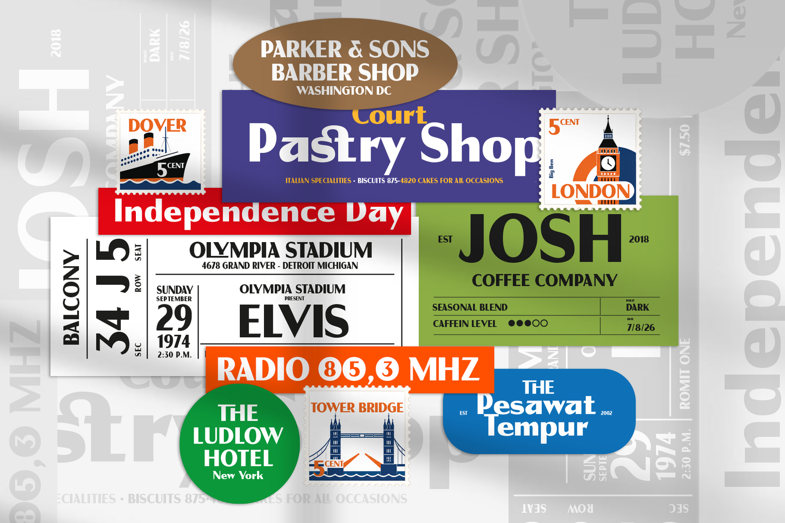 Gradualist – High Contrast Retro Sans Serif