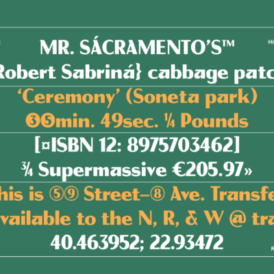 Gradualist (5) Gradualist – High Contrast Retro Sans Serif