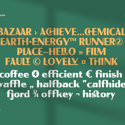 Gradualist (8) Gradualist – High Contrast Retro Sans Serif