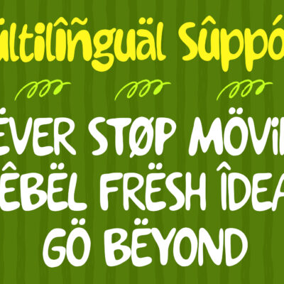 Jellymo (11) Jellymo - Playful Chunky Display Font