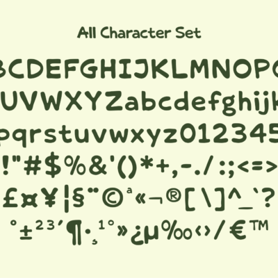 Messy Chaos (4) Messy Chaos – Playful Chunky Display Font
