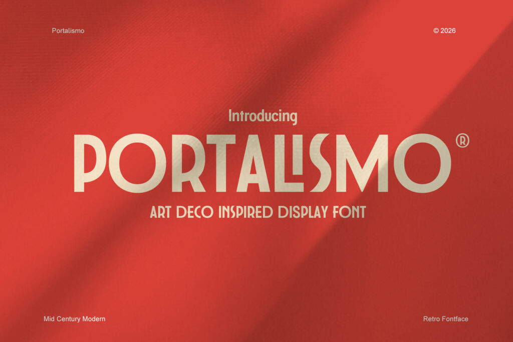 Portalismo – Art Deco-style display font
