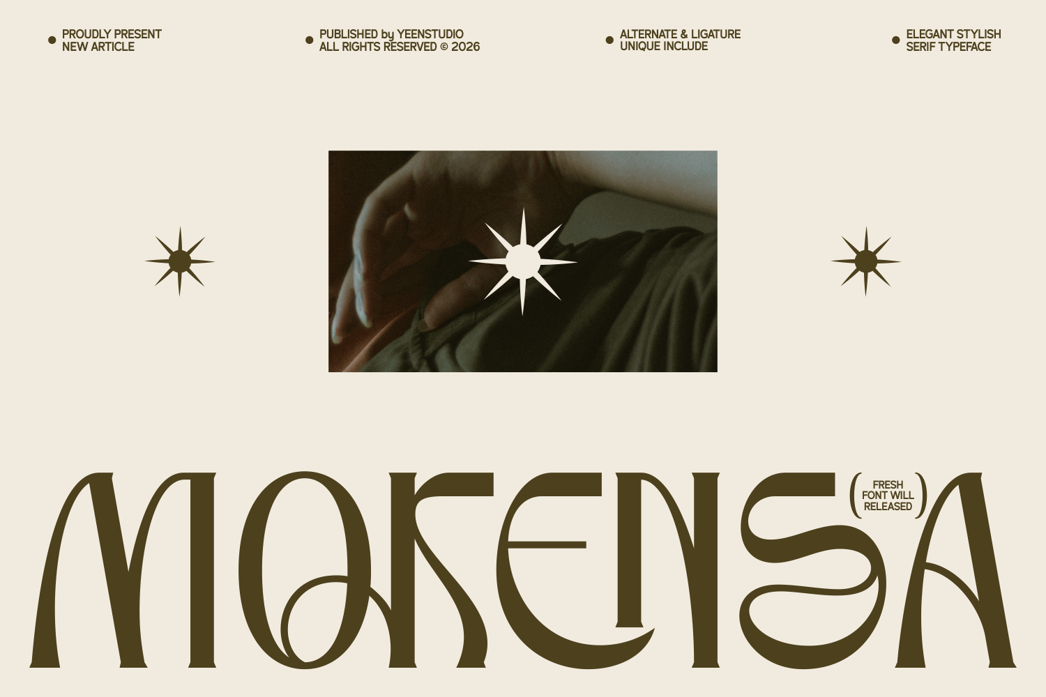 Mokensa Decorative Serif Display
