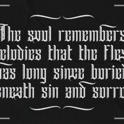 Bladesey – Blackletter Display Font (2) Bladesey – Blackletter Display Font