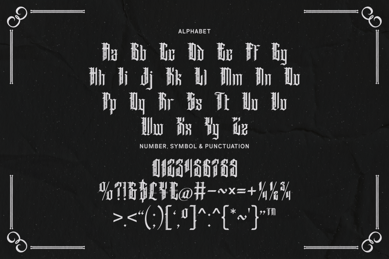 Bladesey – Blackletter Display Font