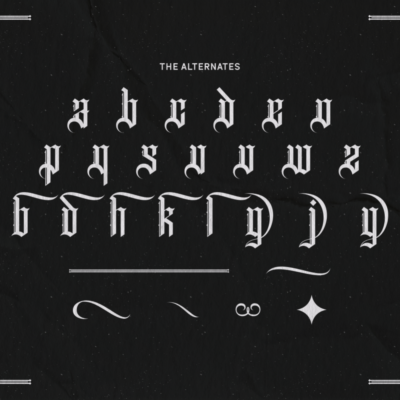 Bladesey – Blackletter Display Font (8) Bladesey – Blackletter Display Font