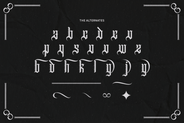 Bladesey – Blackletter Display Font (8) Bladesey – Blackletter Display Font